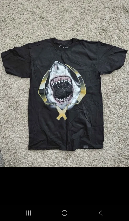 ROOK Black Shark Graphic T-Shirt - Size Medium thumbnail