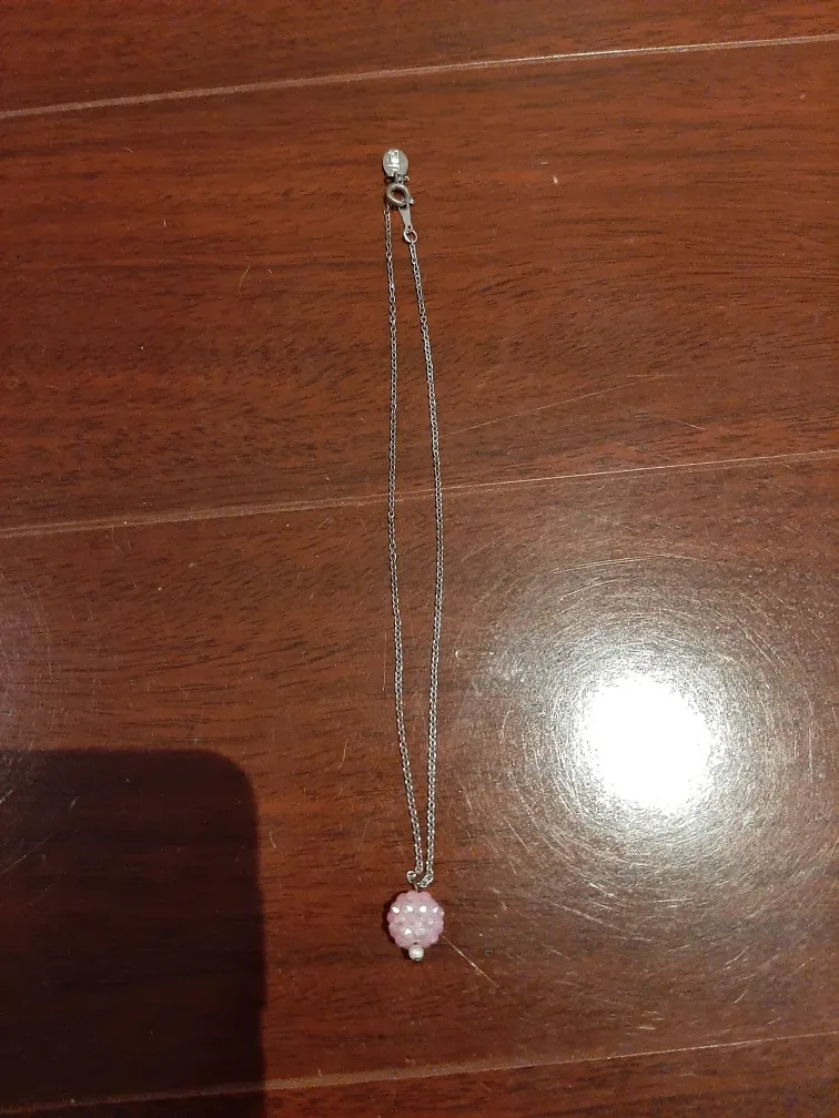 Necklace with Pink Charm thumbnail