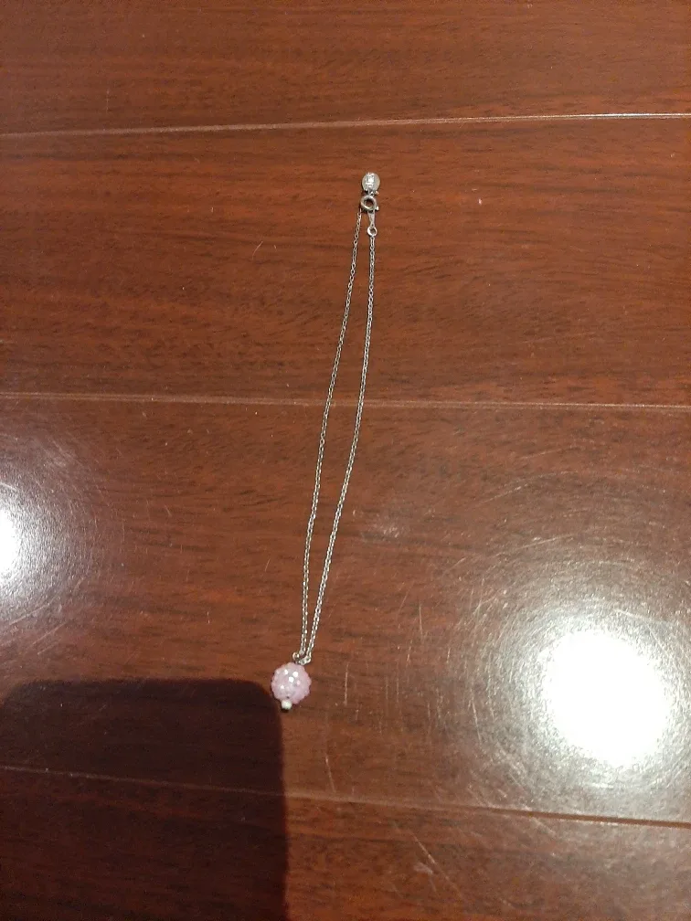 Necklace with Pink Charm image indicator(2)