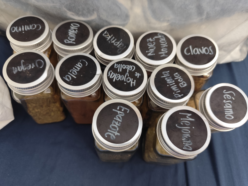 Assorted Spices in Jars