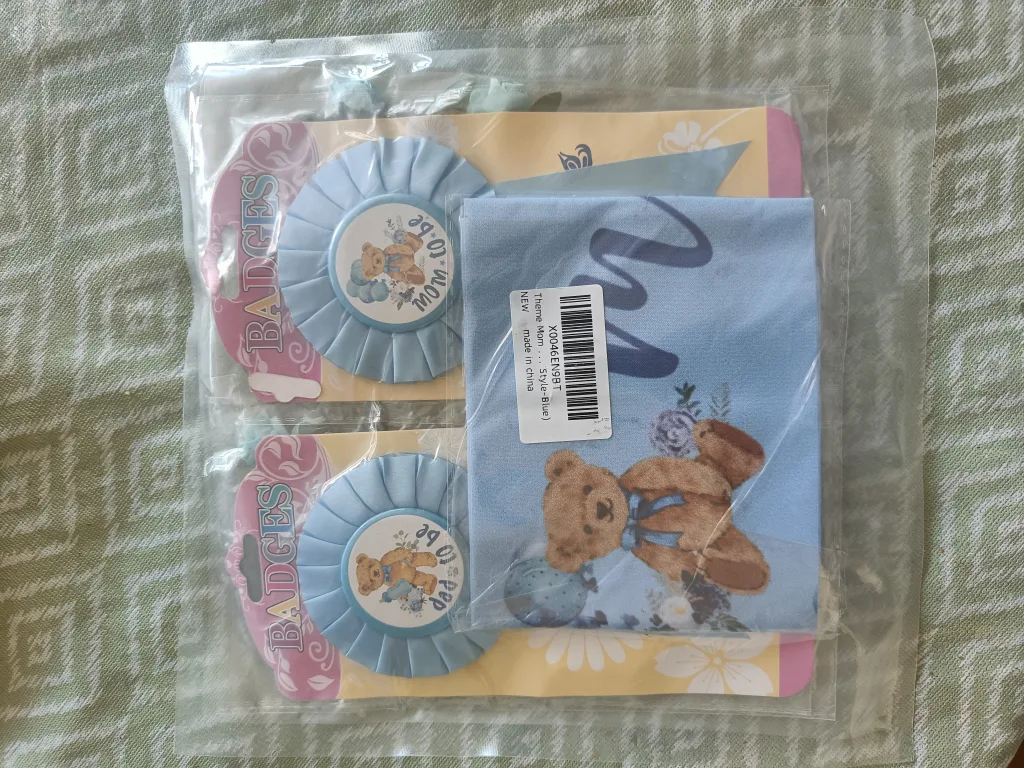 New Baby Shower Decoration Set - Blue Theme thumbnail