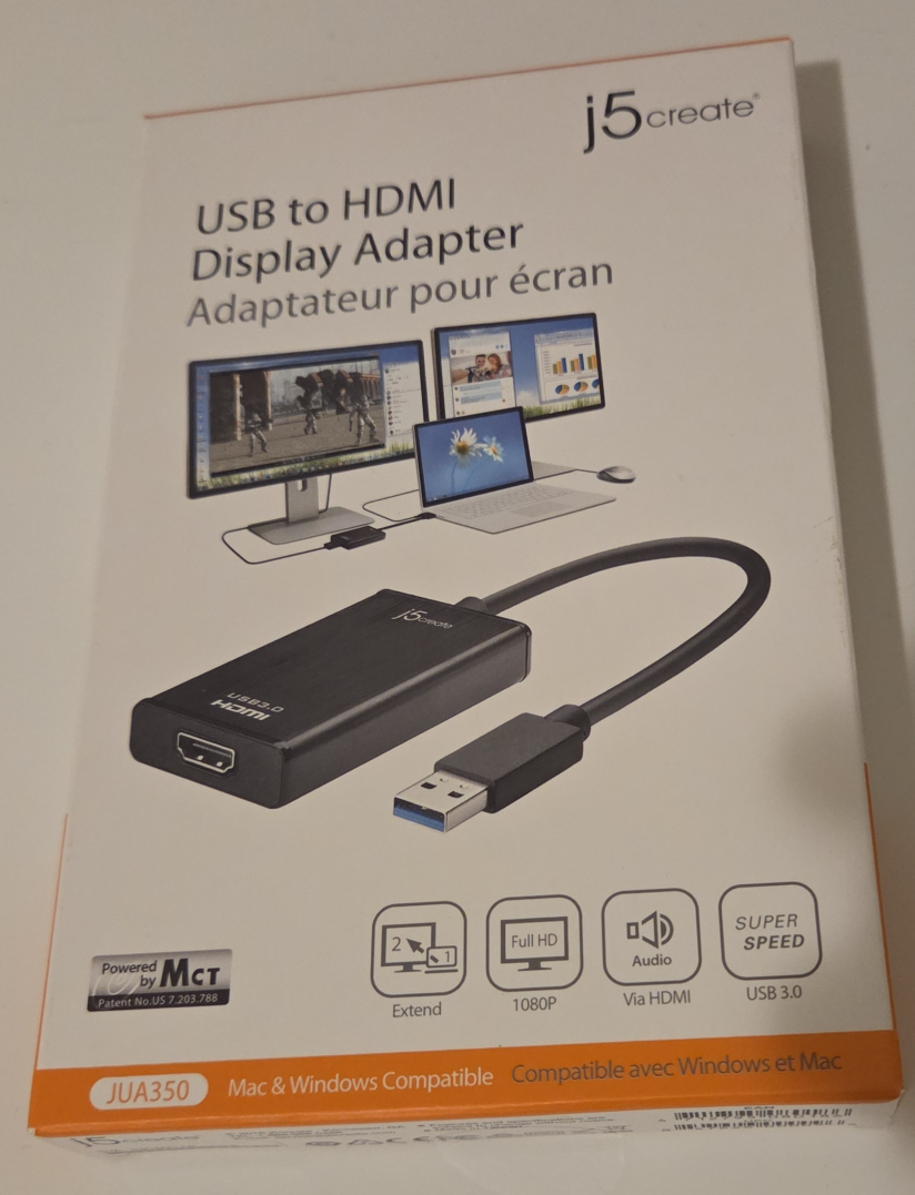 j5create JUA350 USB to HDMI Display Adapter