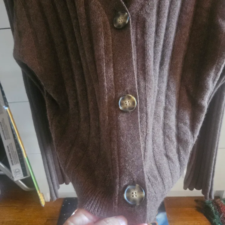 Naadam the women brown Cashmere cardigan image indicator(4)