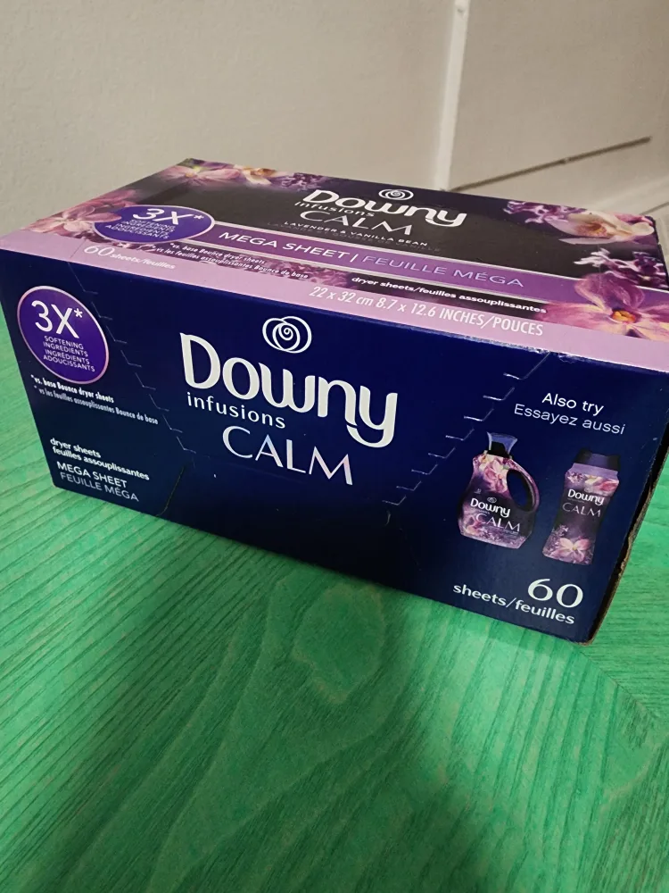 Dryer Sheets - Downy Infusions Calm Mega Sheets - 60 Sheets image indicator(2)