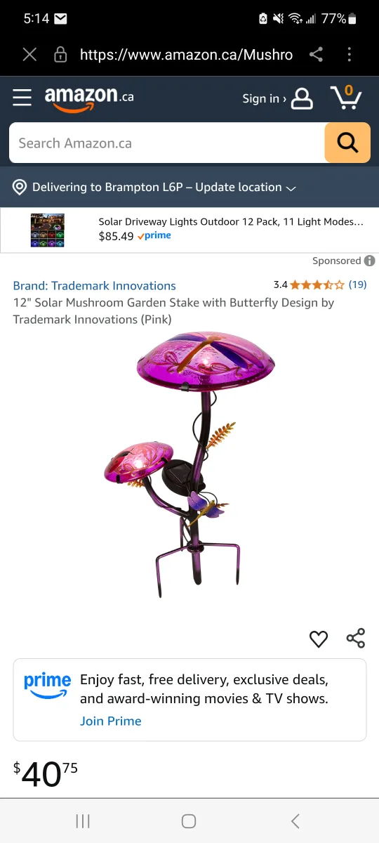 Brand New Blue Butterfly Solar Decor image indicator(3)