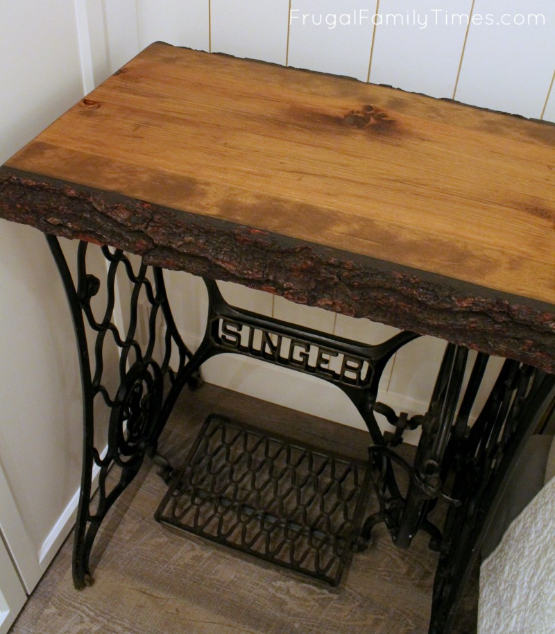 is any interested in a old singer sewing machine. foot drive - photo 2