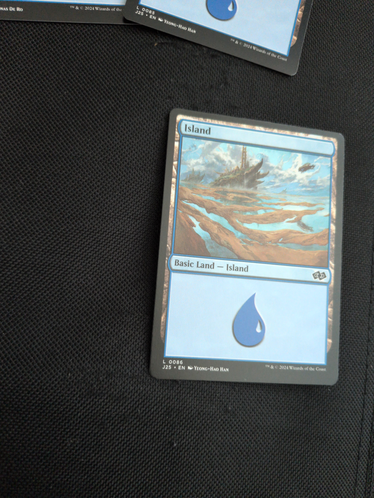 Magic The Gathering Island Basic Land Card