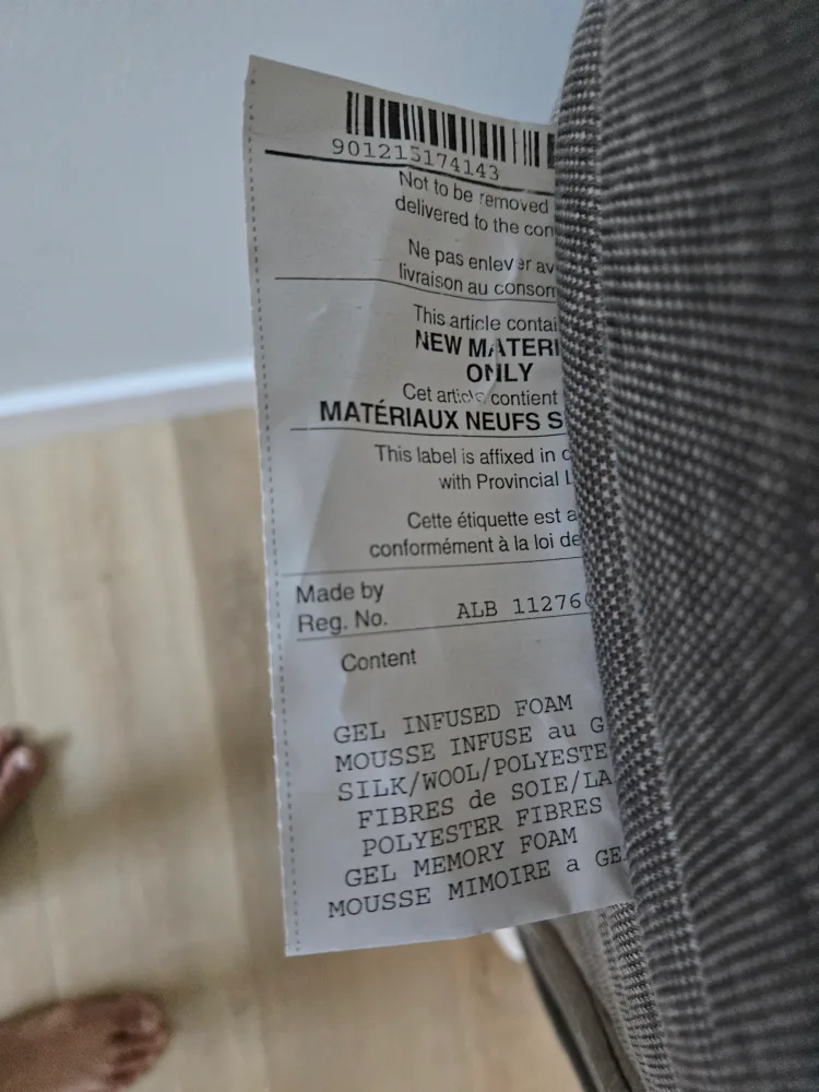 Full Sized Stearns and Foster Gel Infused Foam Mattress image indicator(5)