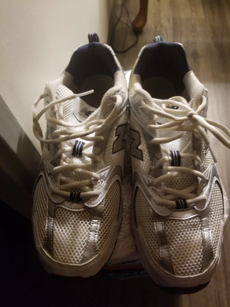 New Balance 530 White & Silver Runners