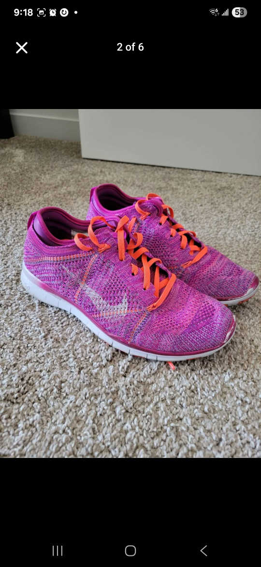 Nike Free TR Flyknit Running Shoes, Size 7.5 - photo 2