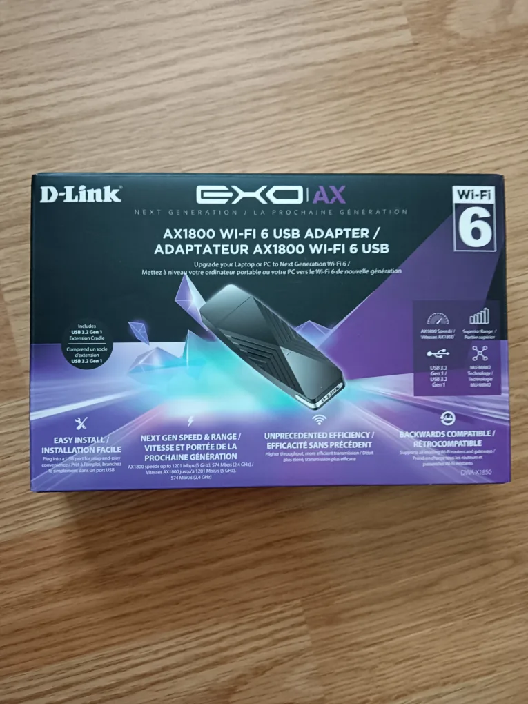 D-Link AX1800 Wi-Fi 6 USB Adapter thumbnail