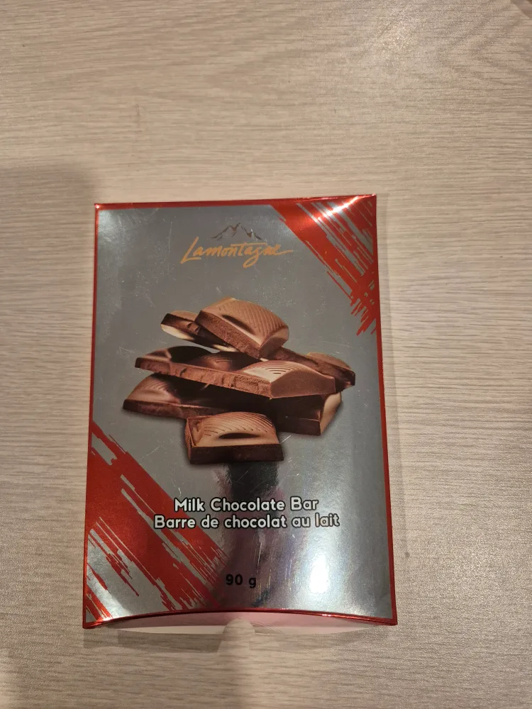 Lamontagne Milk Chocolate Bar - 90g thumbnail