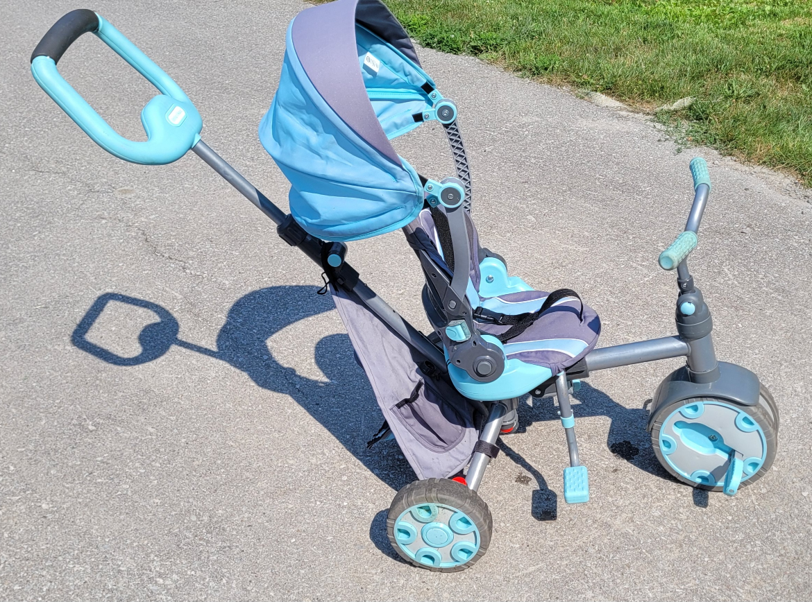 Little Tikes Fold'n Go 4-in-1 Trike - Blue/Grey - photo 2