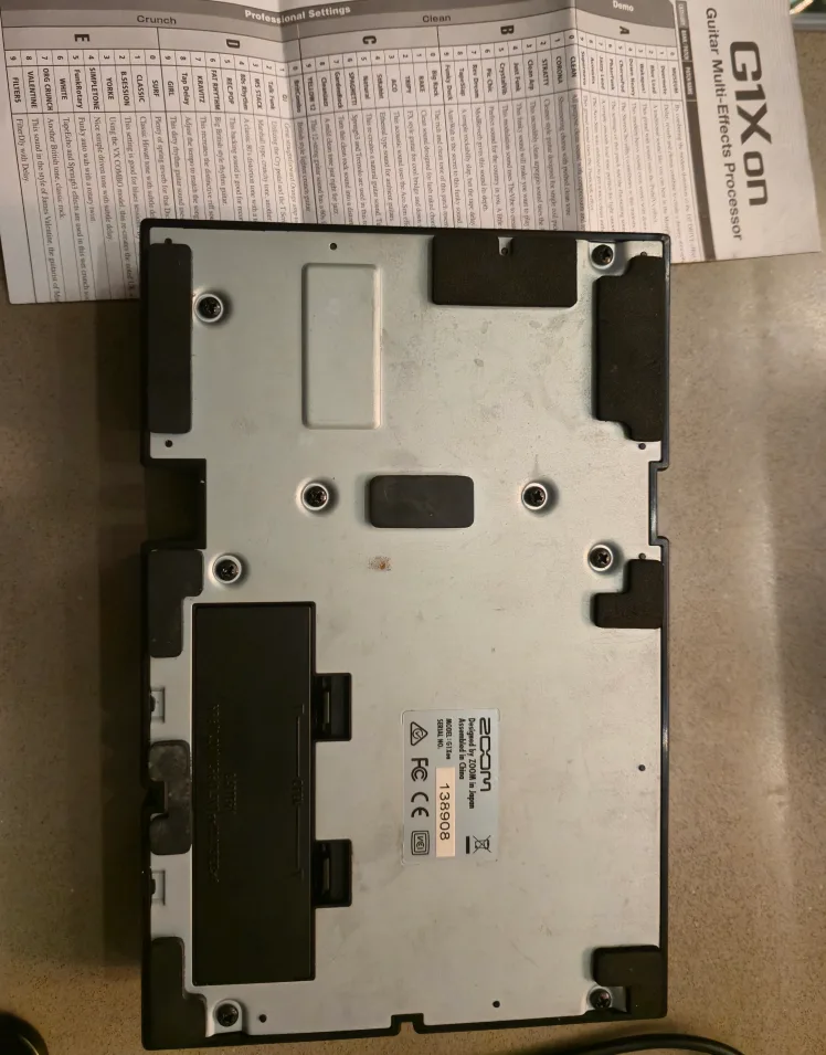 Zoom G1Xon Guitar Multi-Effects Processor image indicator(3)