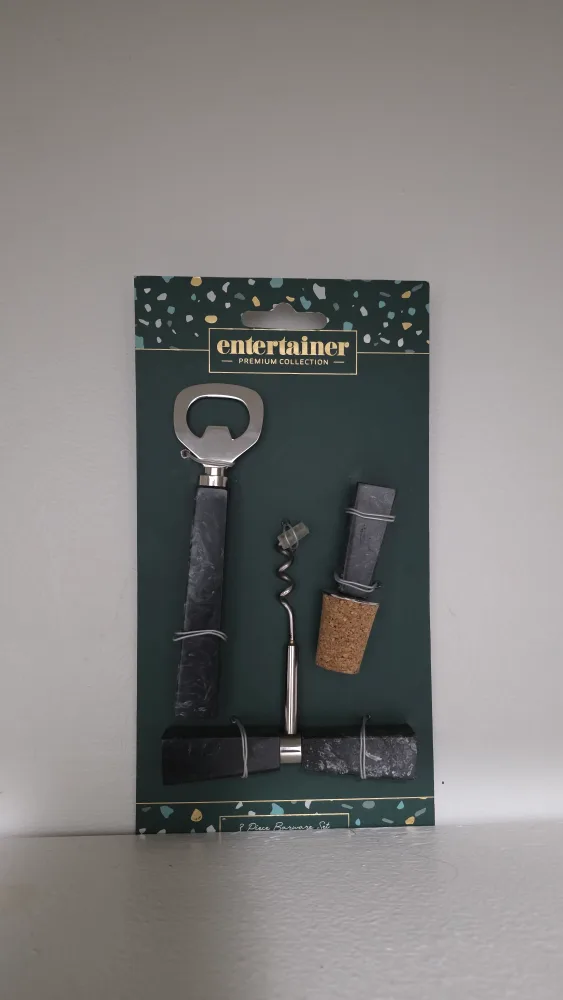 Entertainer Premium Collection 3 Piece Barware Set