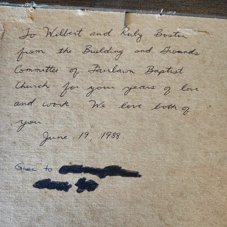 Framed 'Footprints' Poem Art image indicator(5)