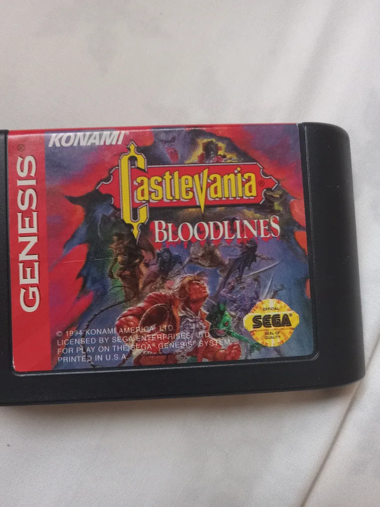Castlevania Bloodlines Sega Genesis Game thumbnail