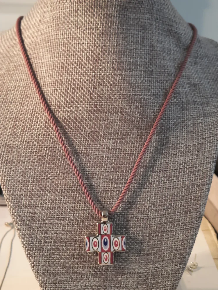 Bernardaud Cross Pendant Necklace image indicator(7)