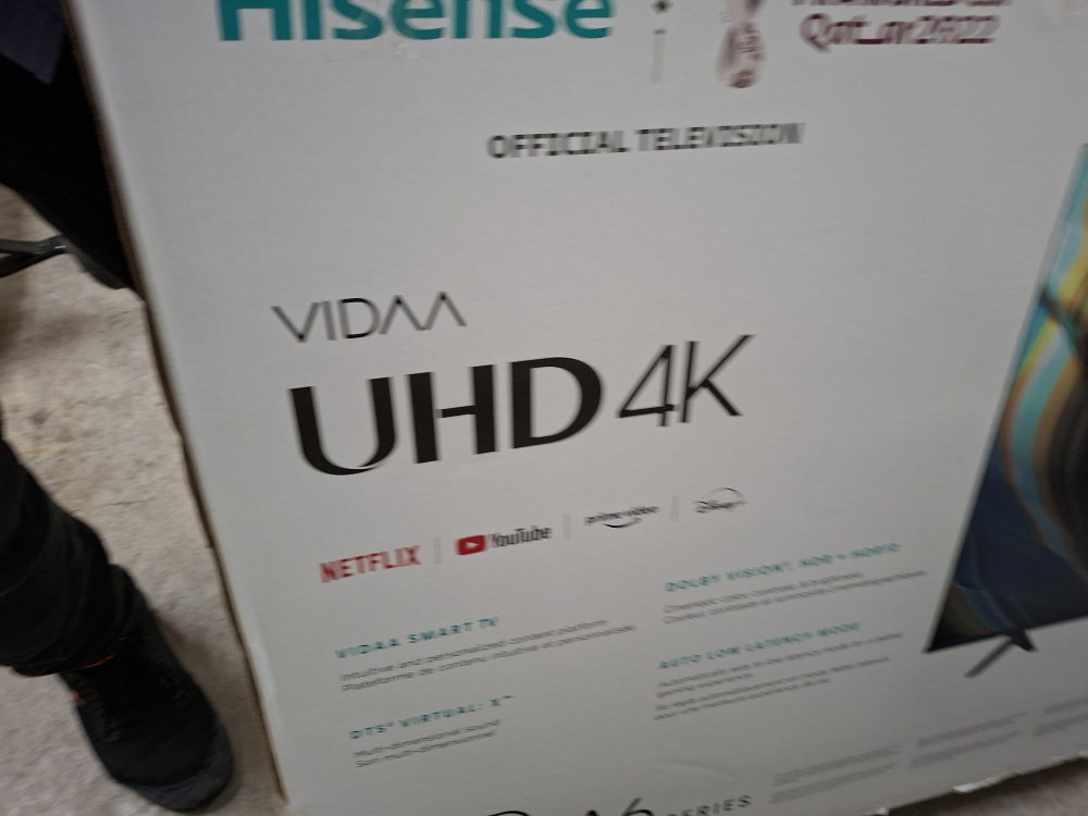 New Hisense VIDAA UHD 4K 55" A6 Series TV - photo 2