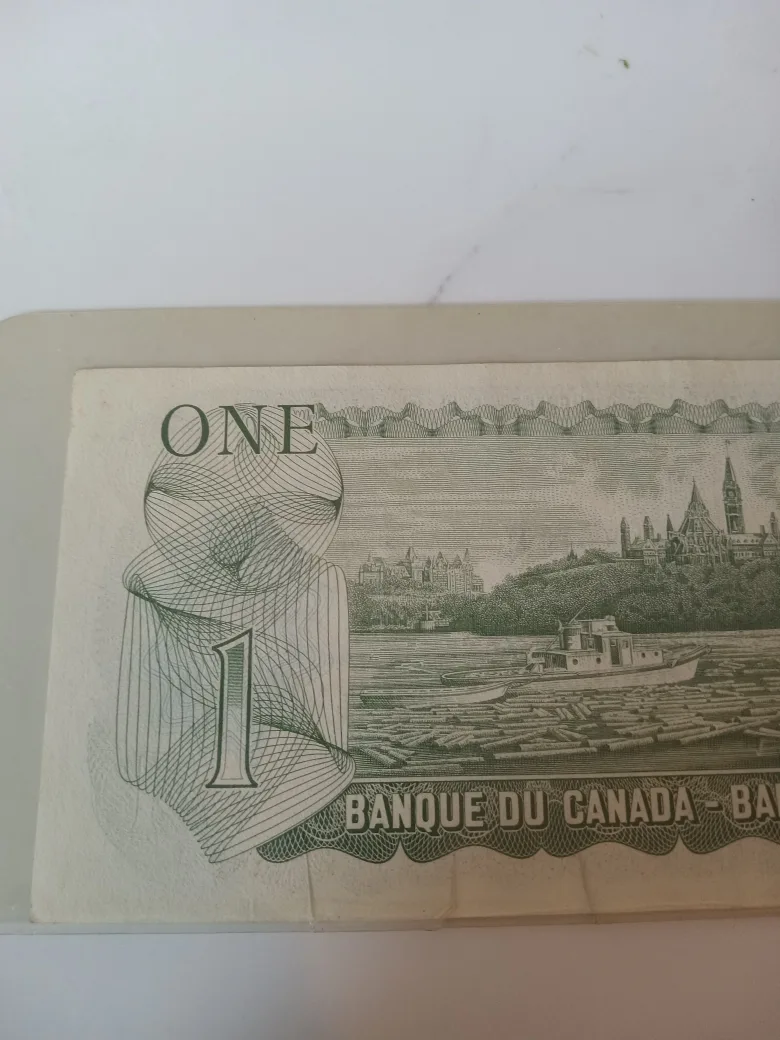 Vintage 1973 Bank of Canada One Dollar Bill image indicator(6)