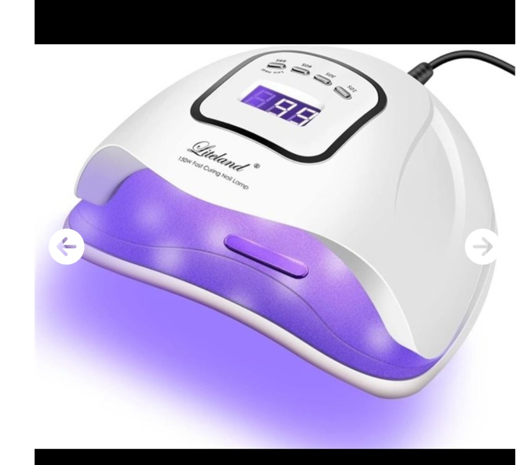 New Lightland White UV LED Gel Nail Lamp - 150W
