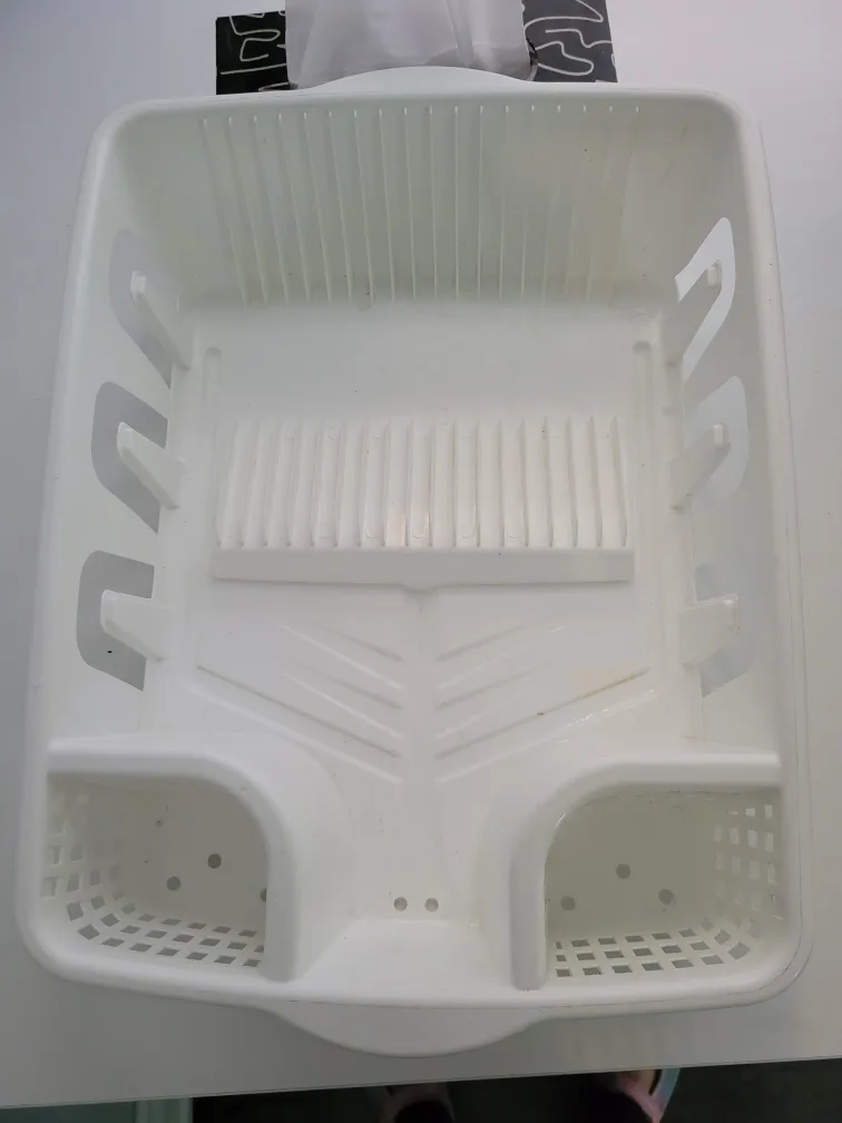 White Plastic Dish Rack thumbnail