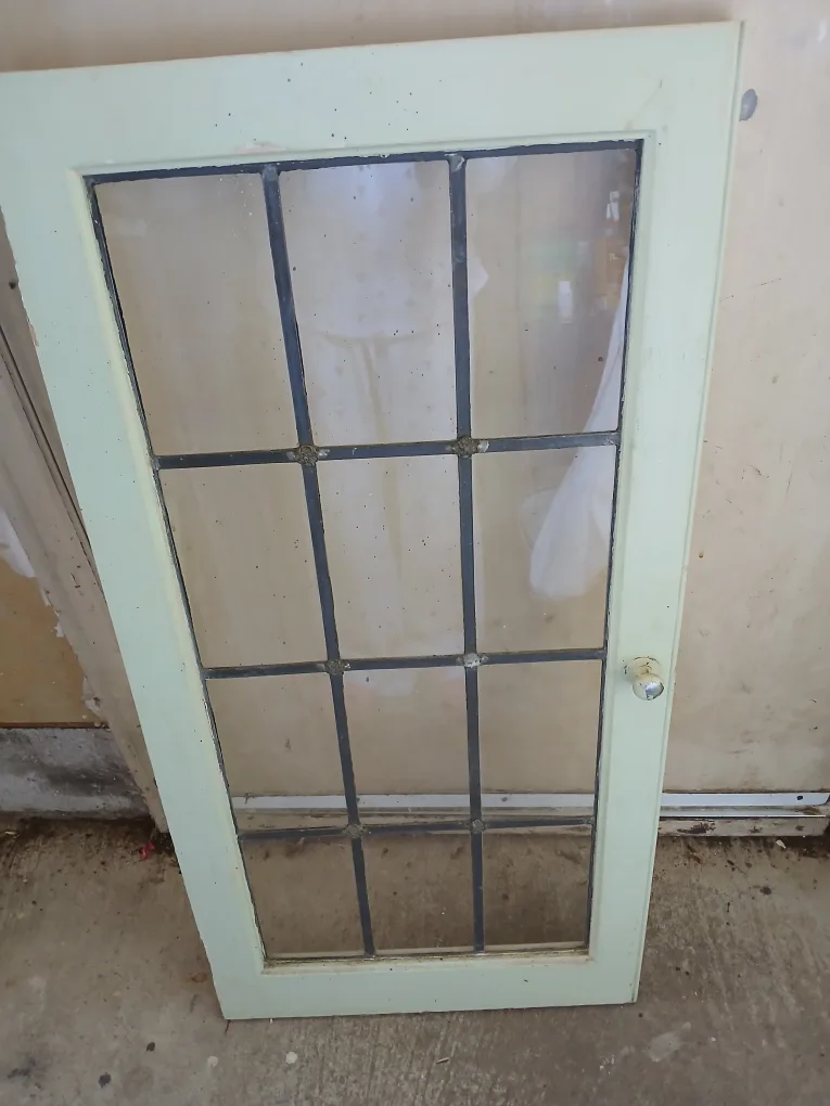 6 Vintage Window Pane Door for kitchen cupboards thumbnail