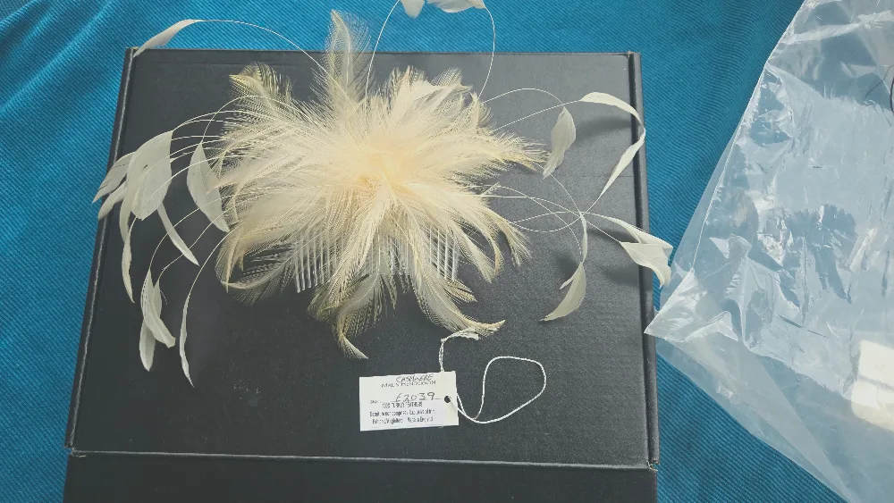 Marius Henderson Feather Fascinator Headpiece image indicator(5)