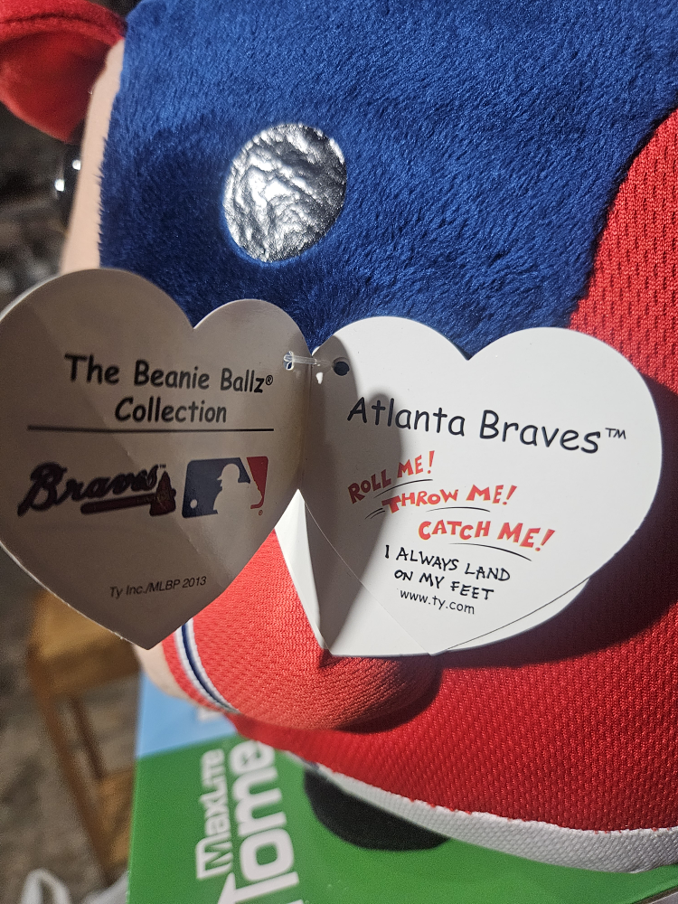 Atlanta Braves Beanie Ballz Plush Toy - photo 3