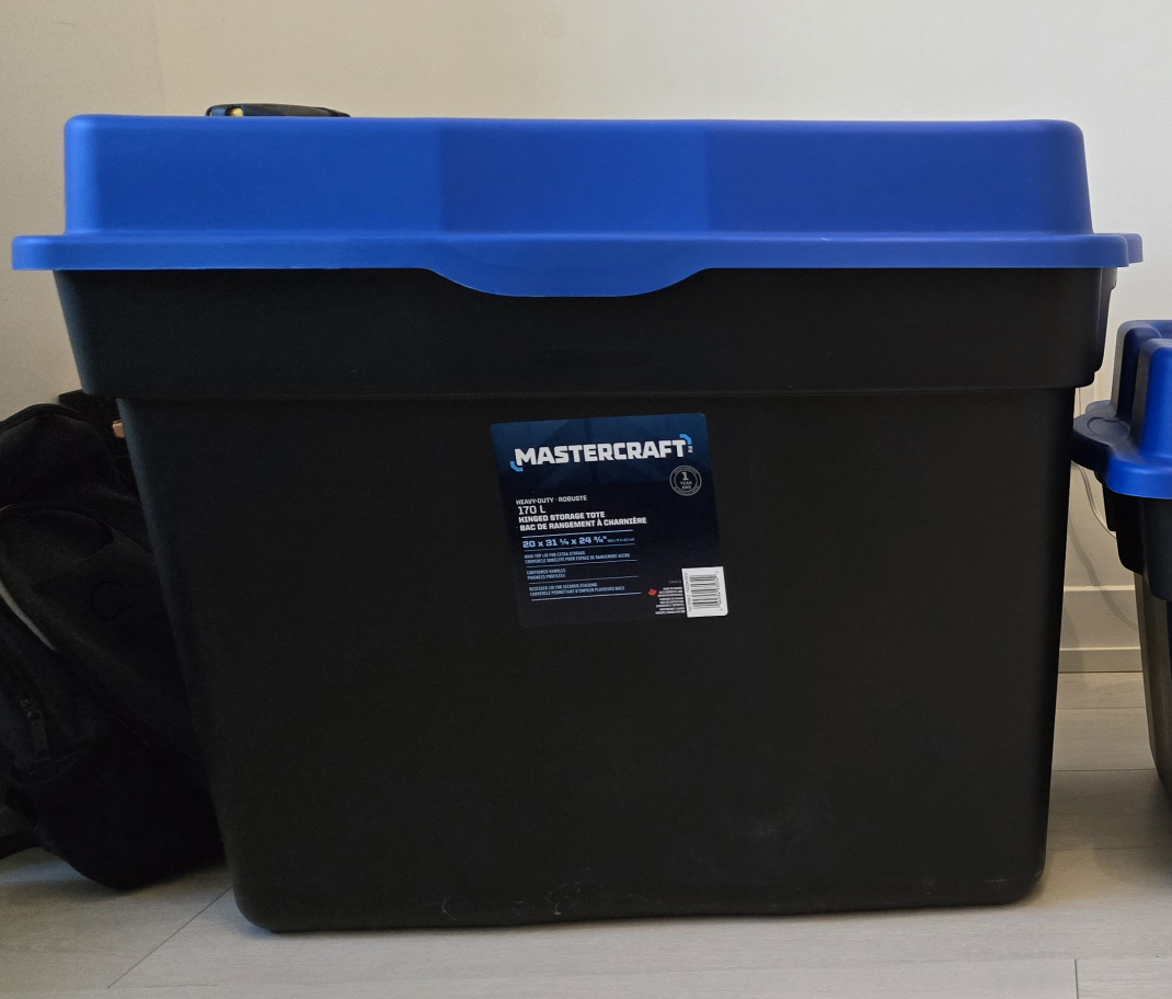 Mastercraft 170L Heavy-Duty Storage Tote
