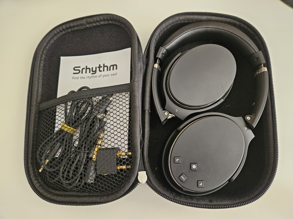 Srhythm NC25 Black Noise Cancelling Headphones - photo 2