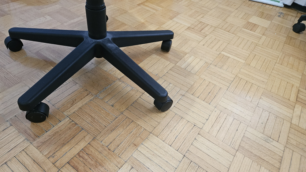 Black Leather Office Chair - photo 3