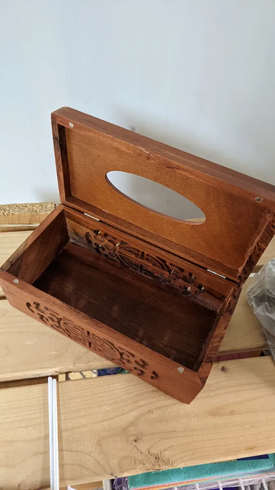 Wooden Tissue Box Cover image indicator(4)