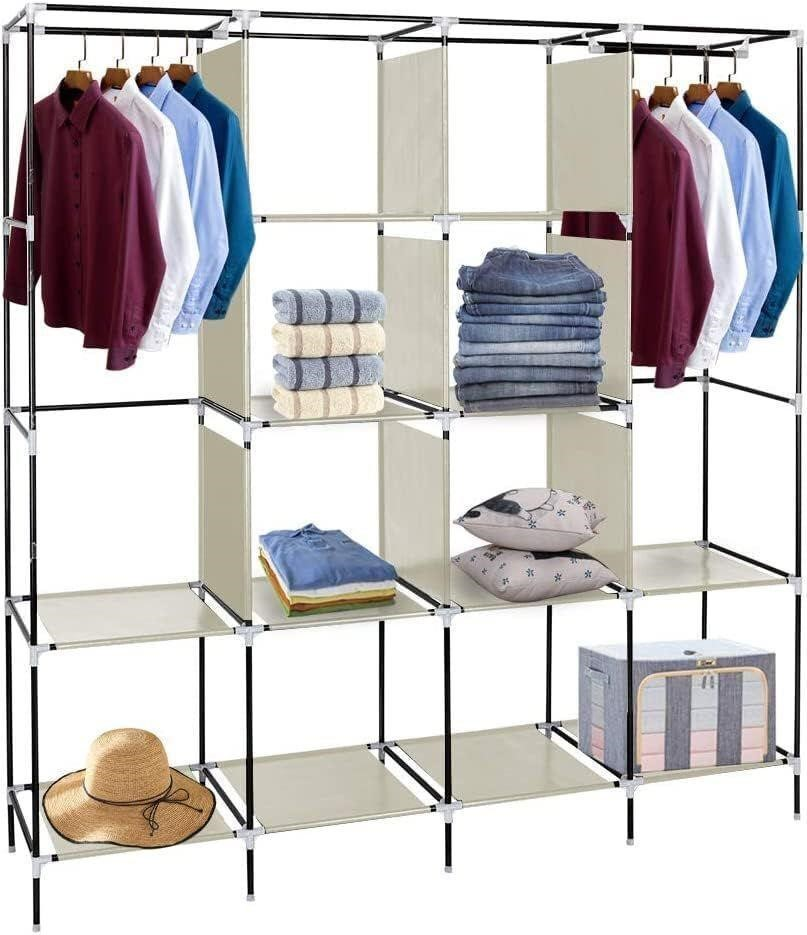 Portable Clothes Closet Wardrobe - photo 2