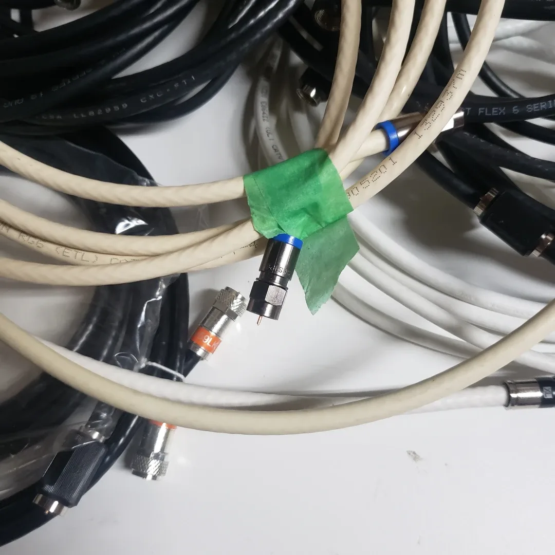 Coaxial Cables - White & Black image indicator(4)