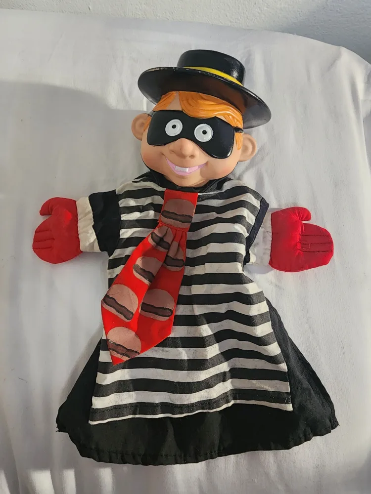 McDonald's Hamburglar Hand Puppet thumbnail