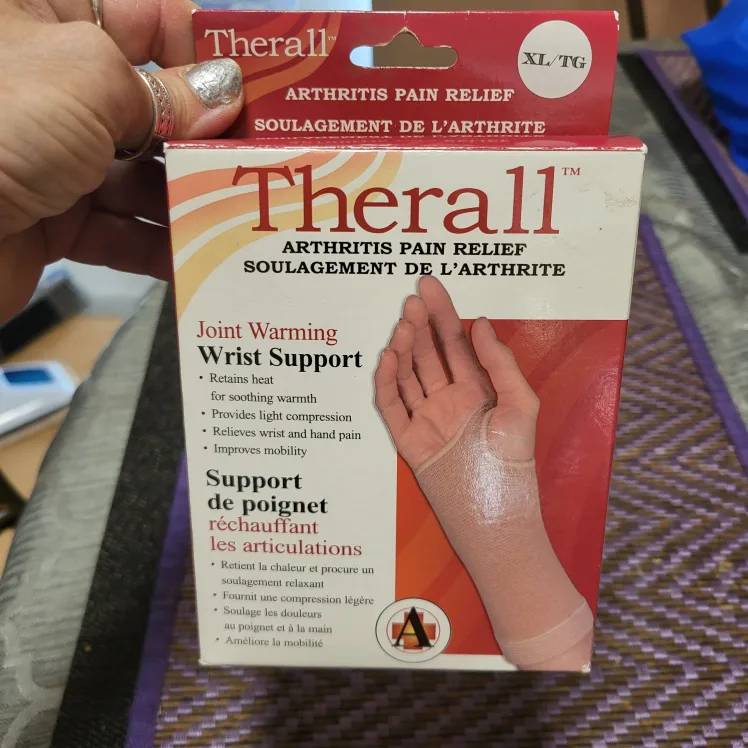 New Therall XL/TG Arthritis Pain Relief Wrist Support thumbnail