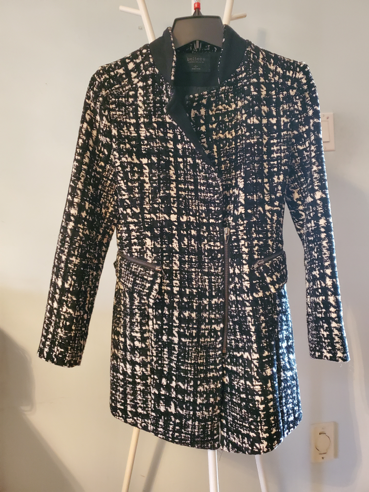 Black & White Tweed Jacket