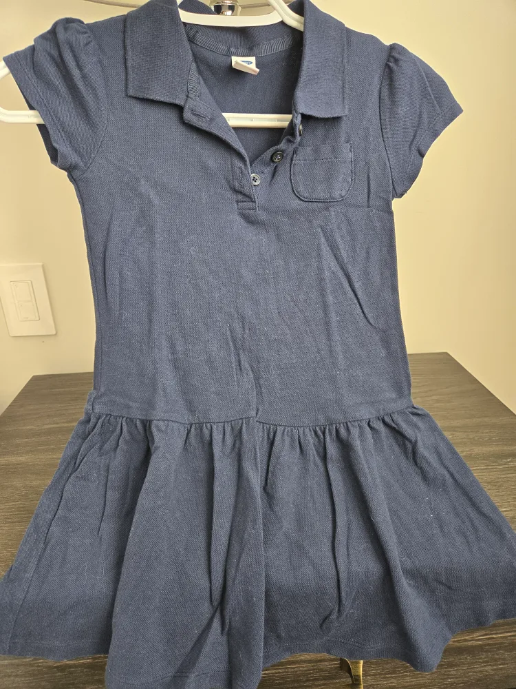 3 Old Navy Girls' Navy Blue Dresses - Size 5T image indicator(3)