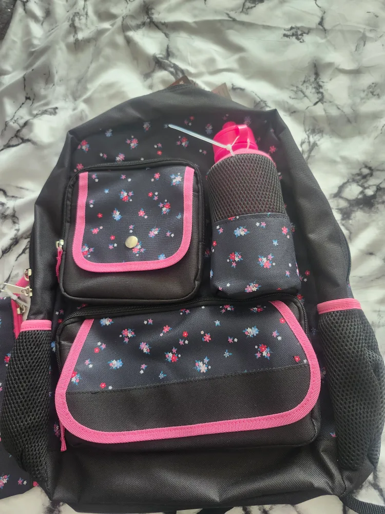 Floral Backpack with Pouch thumbnail