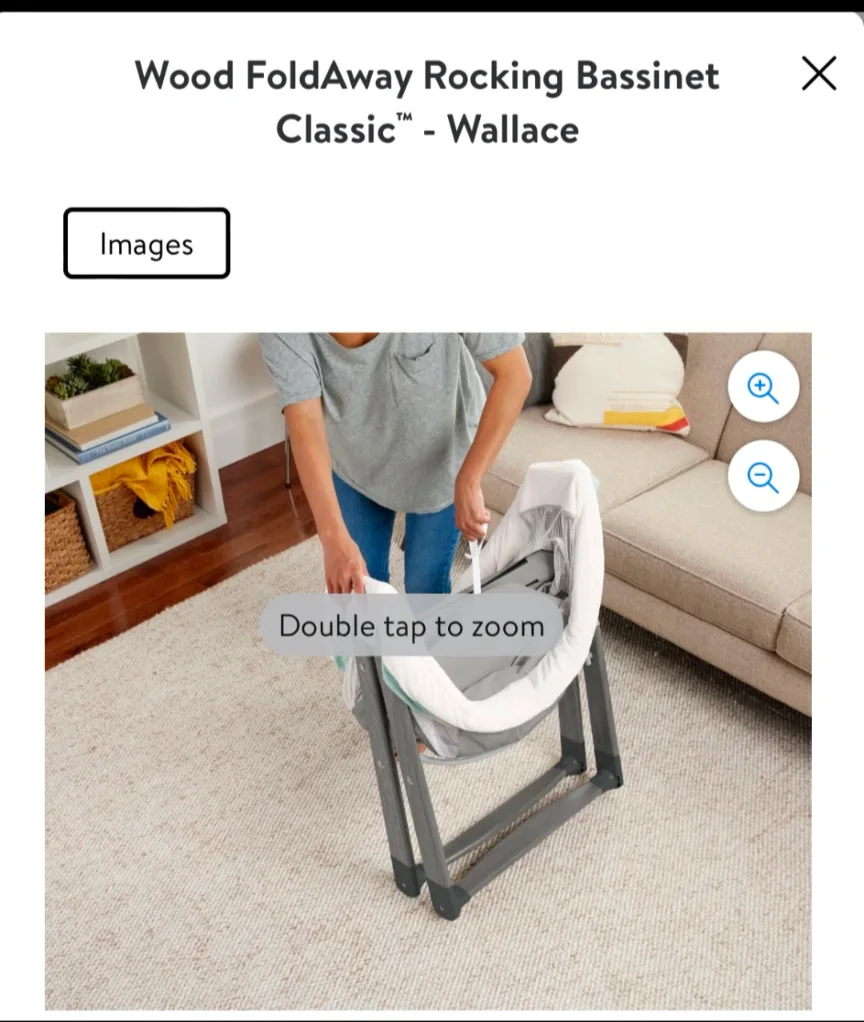 Halo Wood FoldAway Rocking Bassinet - Wallace image indicator(3)