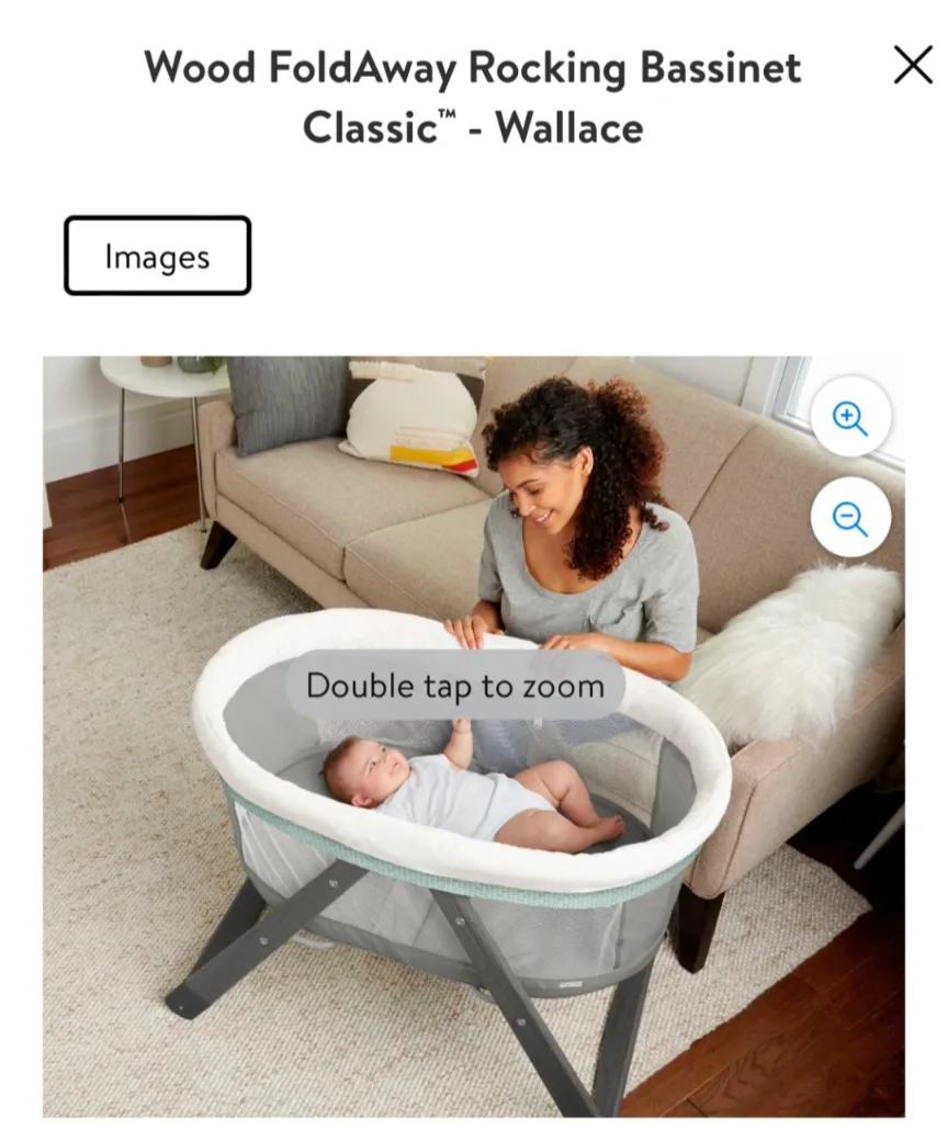 Halo Wood FoldAway Rocking Bassinet - Wallace image indicator(4)