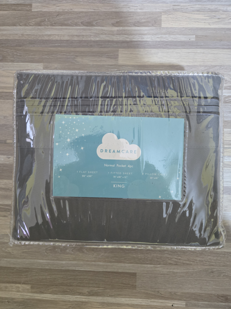 New DREAMCARE King Sheet Set, 4 pc