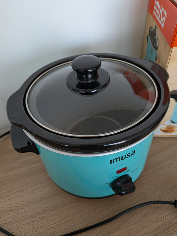 Brand new: Imusa 1.5 Qt Slow Cooker - Turquoise - photo 2