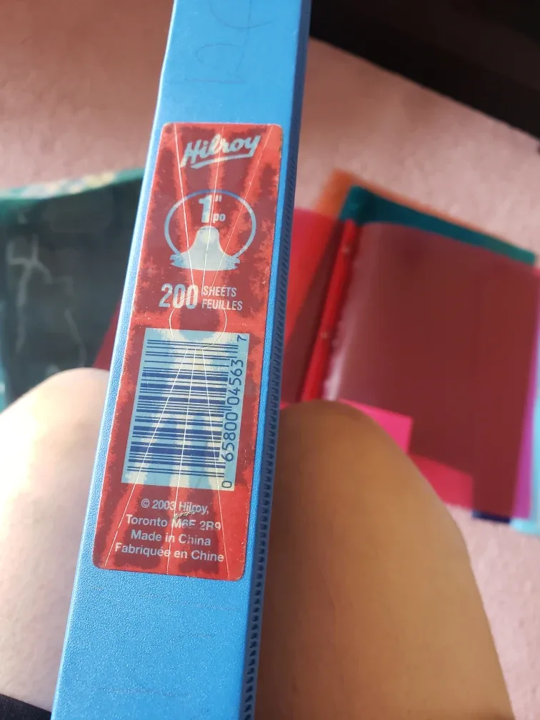 Hilroy 1" Binder - Blue image indicator(4)