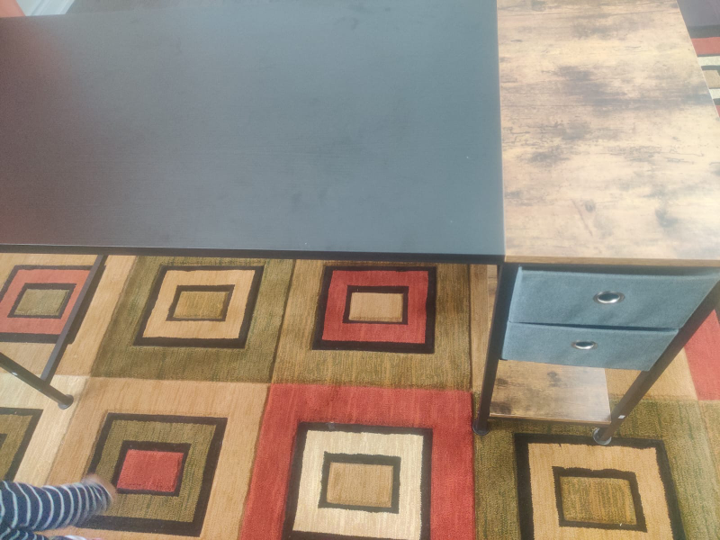 Black and Brown Desk - photo 2