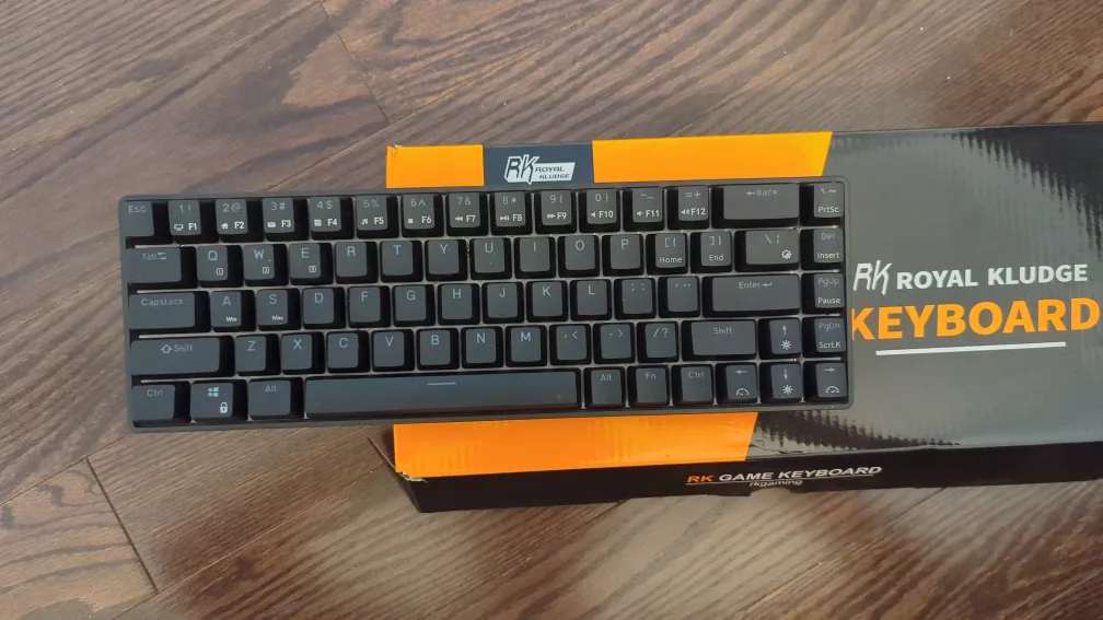 Royal Kludge RK61 Mechanical Keyboard - Black thumbnail