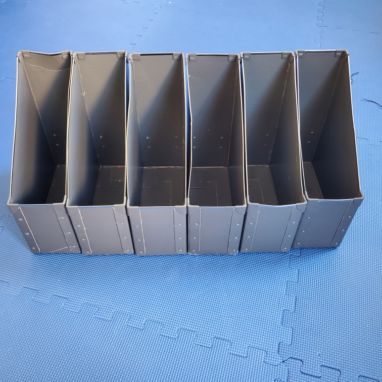 Gray Metal Magazine File Holders (Set of 6) - photo 3