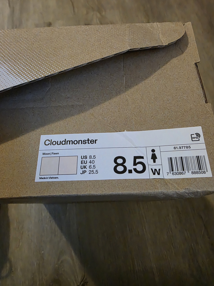 On Cloudmonster Moon/Fawn Women's Size 8.5 - photo 4