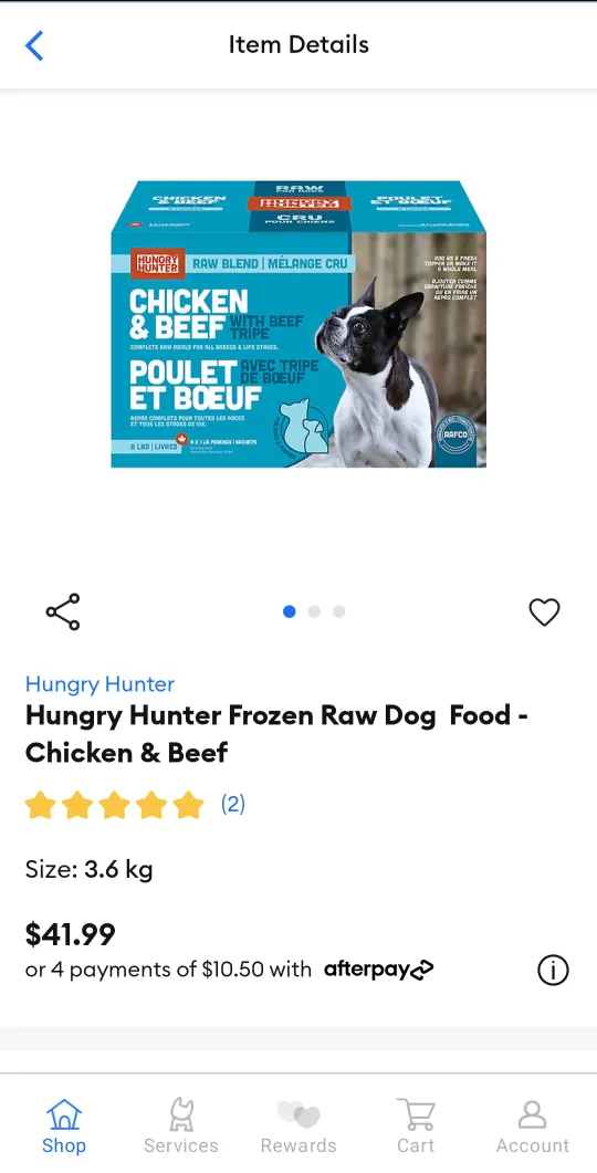 New Hungry Hunter Raw Blend Dog Food thumbnail